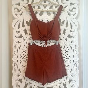 Abercrombie & Fitch Rust Two Piece Set